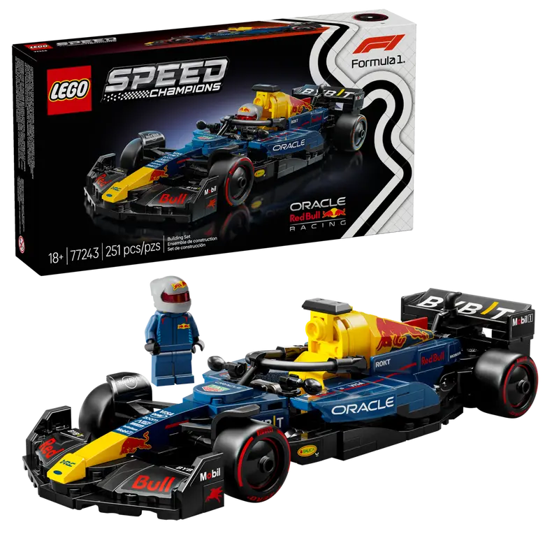 LEGO® Speed Champions Oracle Red Bull Racing F1 (77243) – Carro de Fórmula 1
