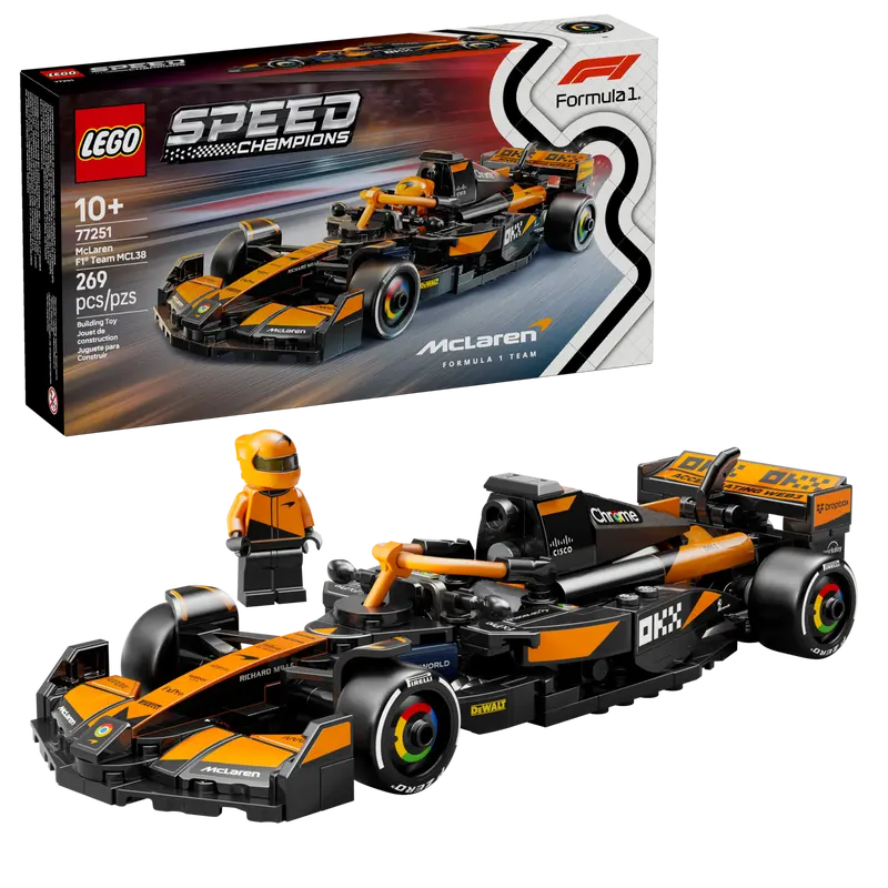 LEGO® Speed Champions McLaren F1®  – Carro de Fórmula 1