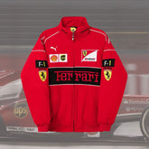 Jaqueta FERRARI F1 Vintage FULL RED