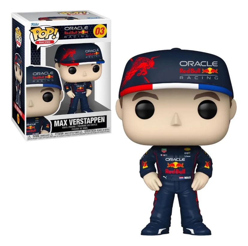 Funko Pop! Racing – Max Verstappen (Oracle Red Bull Racing) #03 🏁🔥